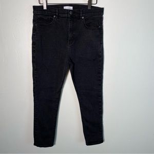 Loft Made and Loved The Skinny Black Jeans Size 12